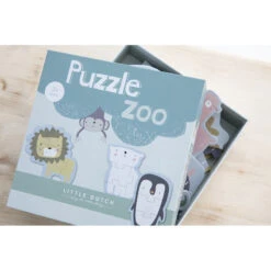 Coffret De 6 Puzzles Animaux Du Zoo LITTLE DUTCH -Little Dutch coffret de 6 puzzles animaux du zoo little dutch 13