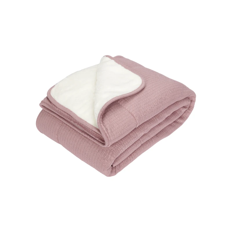 Couverture De Lit 100x140 LITTLE DUTCH Pure Mauve 1 Couverture De Lit 100x140 LITTLE DUTCH Pure Mauve