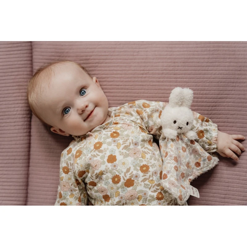 Doudou Miffy Carré LITTLE DUTCH Vintage Flowers 2 Doudou Miffy Carré LITTLE DUTCH Vintage Flowers – Image 2