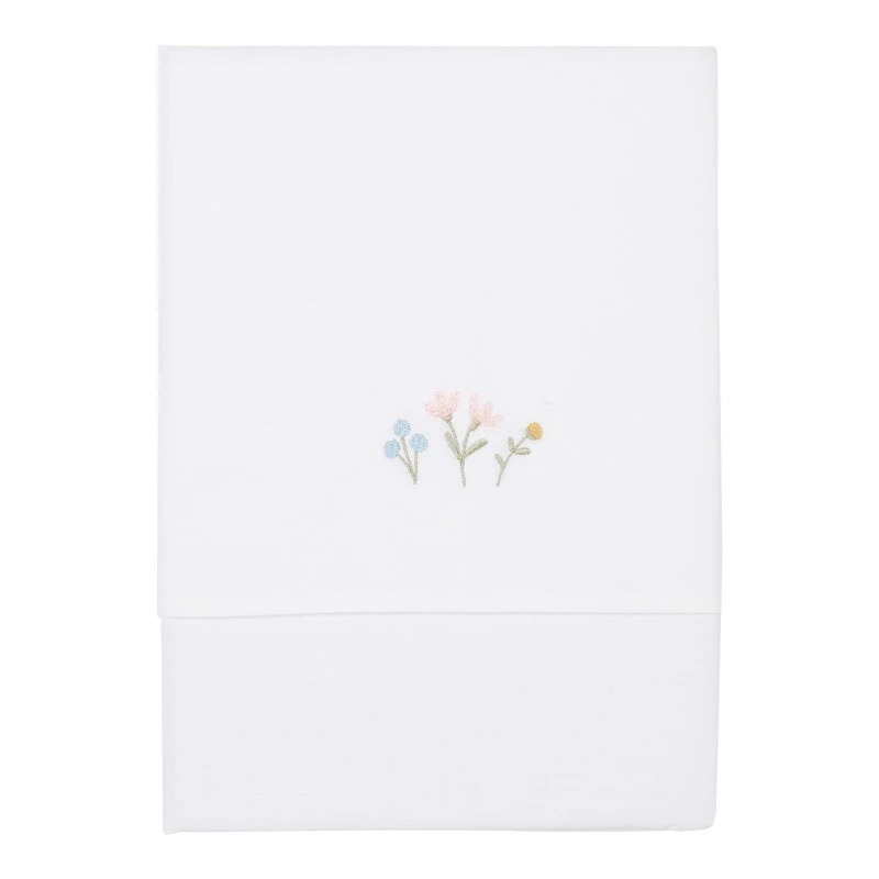 Drap De Lit Bébé Brodé LITTLE DUTCH Flowers & Butterflies 1 Drap De Lit Bébé Brodé LITTLE DUTCH Flowers & Butterflies