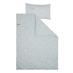 Housse De Couette + Taie Lit Bébé LITTLE DUTCH Sailors Bay Bleu