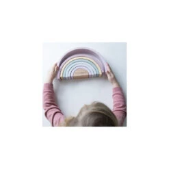 Arc En Ciel En Bois LITTLE DUTCH Pink -Little Dutch ld arc ciel bois 2