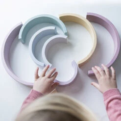 Arc En Ciel En Bois LITTLE DUTCH Pink -Little Dutch ld arc ciel bois 3