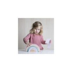 Arc En Ciel En Bois LITTLE DUTCH Pink -Little Dutch ld arc ciel bois 4