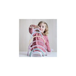 Arc En Ciel En Bois LITTLE DUTCH Pink -Little Dutch ld arc ciel bois 7