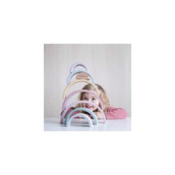Arc En Ciel En Bois LITTLE DUTCH Pink -Little Dutch ld arc ciel bois 8
