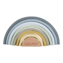 Arc-en-ciel Empilable LITTLE DUTCH Bleu -Little Dutch ld arc en ciel empilable 2
