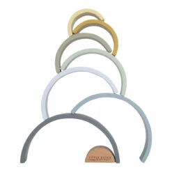 Arc-en-ciel Empilable LITTLE DUTCH Bleu -Little Dutch ld arc en ciel empilable 5