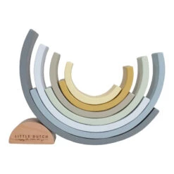 Arc-en-ciel Empilable LITTLE DUTCH Bleu -Little Dutch ld arc en ciel empilable 6