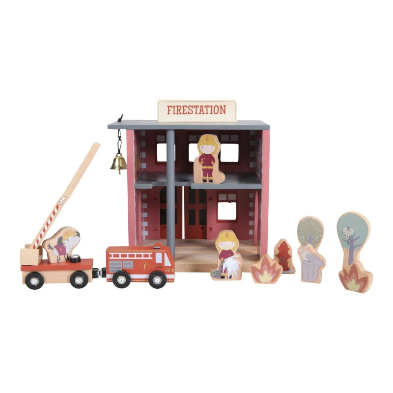 Caserne De Pompiers En Bois LITTLE DUTCH 2 Caserne De Pompiers En Bois LITTLE DUTCH – Image 2