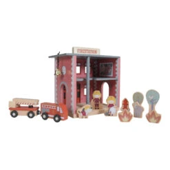 Caserne De Pompiers En Bois LITTLE DUTCH 5 Caserne De Pompiers En Bois LITTLE DUTCH -Little Dutch ld circuit train bois 2