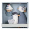 Coffret Cadeau (peluche, Doudou, Hochet) LITTLE DUTCH Sailors Bay