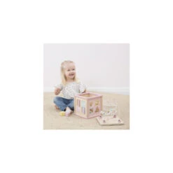 Cube D’activité En Bois LITTLE DUTCH Adventure Pink -Little Dutch ld cube activite bois 10
