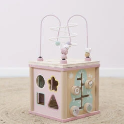 Cube D’activité En Bois LITTLE DUTCH Adventure Pink -Little Dutch ld cube activite bois 8