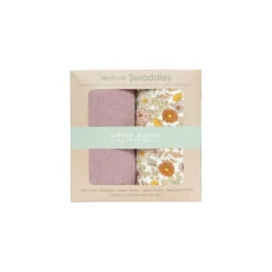 Lot De 2 Langes 70x70 LITTLE DUTCH Little Flowers/pure Mauve -Little Dutch lot de 2 langes 70x70 little dutch little flowerspure mauve 2
