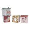 Lot De 4 Cubes En Tissu LITTLE DUTCH Flowers & Butterflies