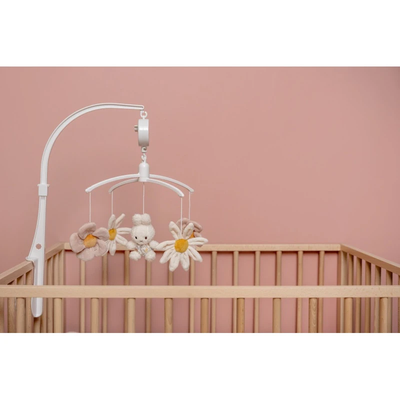 Mobile Musical Miffy LITTLE DUTCH Vintage Flowers 2 Mobile Musical Miffy LITTLE DUTCH Vintage Flowers – Image 2