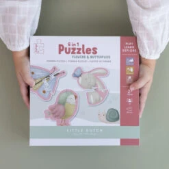 Puzzle 6 En 1 LITTLE DUTCH Flowers & Butterflies 30 Puzzle 6 En 1 LITTLE DUTCH Flowers & Butterflies -Little Dutch puzzle 6 en 1 little dutch flowers butterflies 12