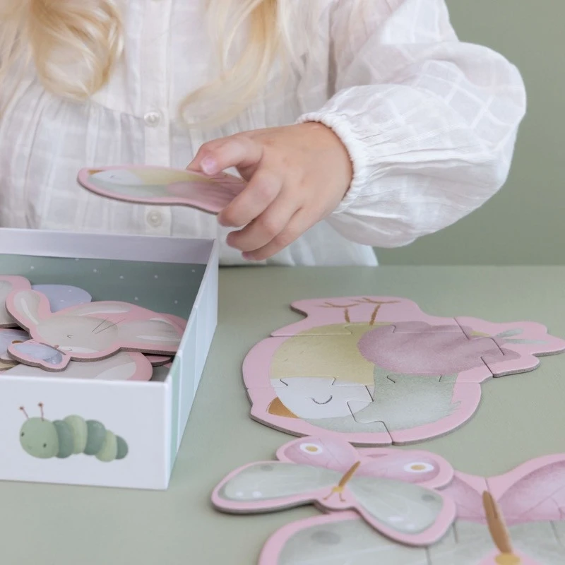 Puzzle 6 En 1 LITTLE DUTCH Flowers & Butterflies 18 Puzzle 6 En 1 LITTLE DUTCH Flowers & Butterflies – Image 18