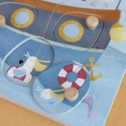 Puzzle Sonore En Bois LITTLE DUTCH Sailors Bay -Little Dutch puzzle sonore en bois little dutch sailors bay 5